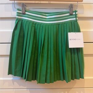 Beyond Yoga Tennis Skirt with Striped Waistband